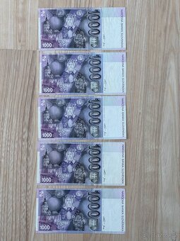 Slovenské bankovky 1000SK rok 1997 séria G - 2