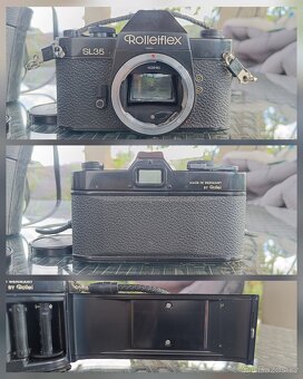 Rolleiflex SL35, Rollei Planar 1.8/50, Tessar 4/135, R.4/200 - 2