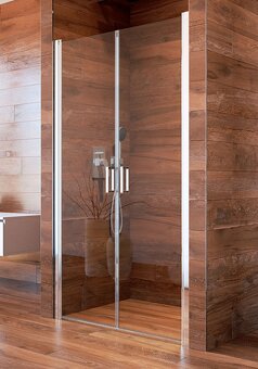 MEREO LIMA Sprchové dveře 2-křídlé, lítací, 80x190 cm, chrom - 2