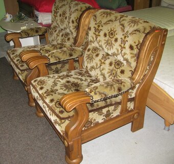 2 rustikální křesla - 2