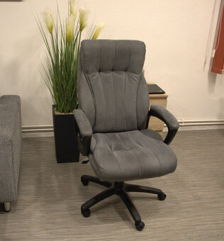 Luxusní kanclářské křeslo, extra nosnost, nepoužité - 2