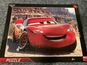 3x Puzzle Blesk McQueen + dárky - cena celkem - 2