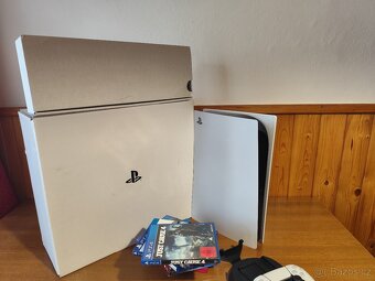 PS5 herní konzole záruční list , hry - 2