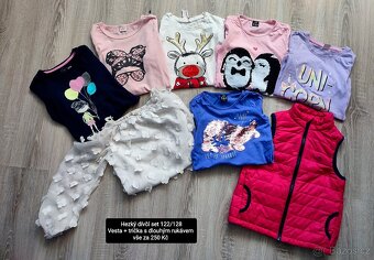 Sety oblečení pro holčičku 122/128 - 2