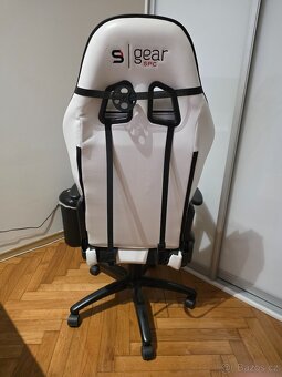Kožená herní židle SPC Gear SR300 WH - 2
