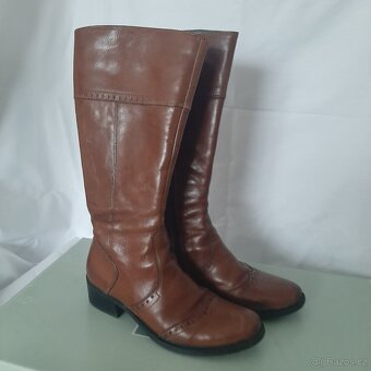 Prodám kožené kozačky vel.36 - 2