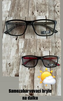 Samozatmavovací dioptrické brýle na dálku - 2