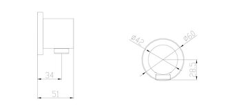Kruhový vývod sprchy - 2
