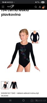 Gymnastický dres Rami vel. 120 - 2