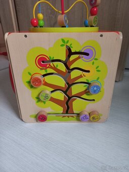 Velká dřevěná hrací kostka - 2