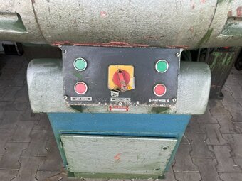 Dvoukotoučová stojanová leštička Kovofiniš, 7,5 kW - 2