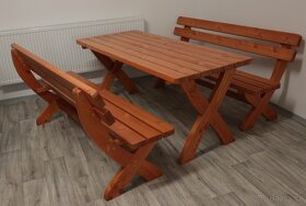 dřevěný zahradní nábytek 1+2 Oland 03 trim - 2