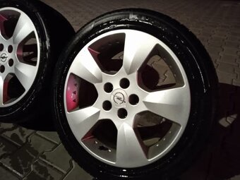 ALU Opel 5x110 R17 + pneu na dojetí - 2