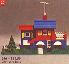 Lego set č.356 - Swiss Villa (rok 1973) - 2