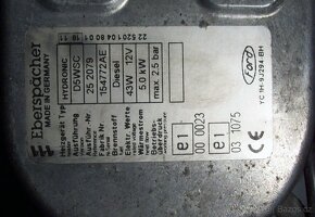 Nezávislé topení D5W-SC Eberspacher 5000W Ford Transit - 2