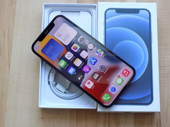 APPLE iPhone 12 128GB Black - ZÁRUKA - TOP STAV - 2