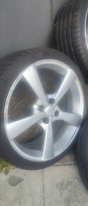 ALU kola 4x100 R18 s pneu 205/40/18 - 2