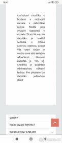 Čtyřkolové chodítko nové - 2