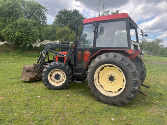 Zetor 5340 s čelním nakladačem s SPZ - 2