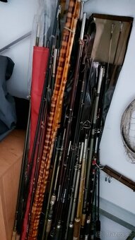 80ks Staré rybářské pruty - 2