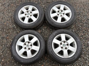 Alu orig letní sada Škoda 5x112 6J ET47 195/65 R15 - 2