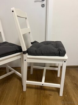 2x IKEA židle Hauga s sedáky Malinda - 2