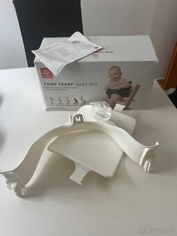 Nový STOKKE TRIPP TRAPP babyset bílý - 2