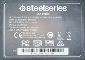 Steel Series QCK PRISM MP-00001 RGB Mouse Pad - 2