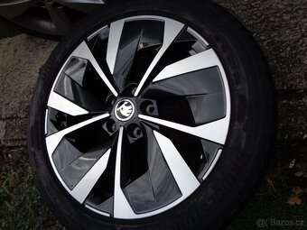škoda karoq r18 nová alu kola 5x112 černá - 2