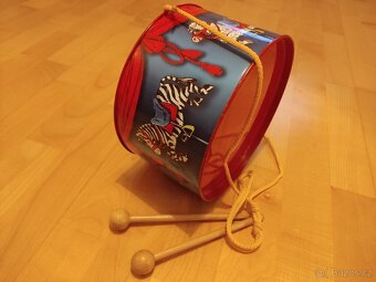 dětský bubínek + paličky - 2