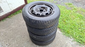 Plekové disky + letní pneu 165/70 R14 81T Škoda Fabia 1 - 2