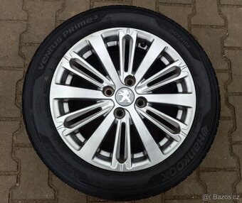 Alu kola originál Peugeot 208 4x108 R16 KRÁSNA SADA - 2