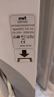 Olejový radiátor EWT 1500 W - 2