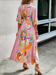 Nové dámské dlouhé šaty vel. S - 2