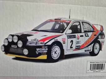 Rally modely 1:18 ,ceny u foto  Mitsu,toyota,skoda,lancia - 2