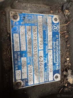 Převodovka ZF 6S850 - 2