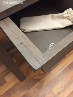 Rustikální masivní psací stůl, výrobce Loberon - 2