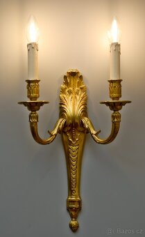 Novoklasicistní nástěnné lampa v 42 cm - 2