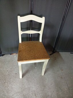 Prodám 4 x hezké selské židle z masivu - 2