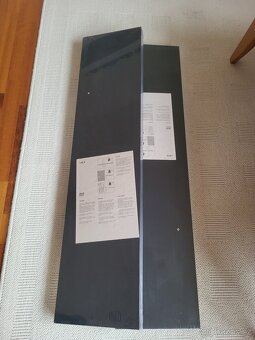 2x černé police z Ikey nové - 2