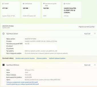 Počítač DELL Optiplex 3040 i5-6500T 2,5GHz - 2