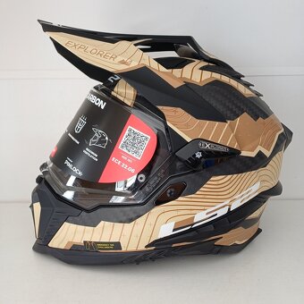 Enduro přilba LS2 Explorer C Trick Carbon - 2