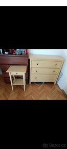 Komoda + noční stolek Ikea - 2