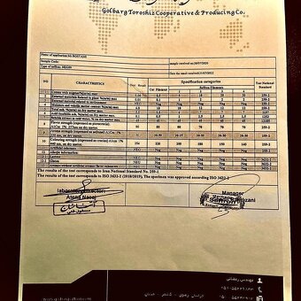Šafrán - ISO 3632-2, laboratorní certifikát shody. - 2