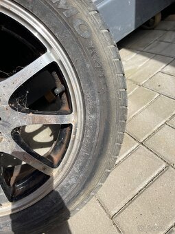 Alu kola Dezent 5x114,3 + pneu 185/65 R15,vzorek 6mm. - 2