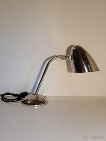 kloubová funkční chromovaná lampa, lampička od J. Anýž - 2