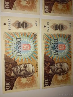 BANKOVKY 10 KČS VČETNĚ VZÁCNĚJŠÍCH VYŠŠÍCH SÉRIÍ - 2