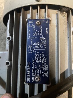 Motor Siemens 1,3kw + měnič - 2