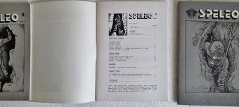 KÁJA SAUDEK -SPELEO č.1,2,3,4,5 (1990-91) OBÁLKY KÁJA SAUDEK - 2