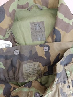 Kalhoty celoroční 182/88 + blůza 182/100 AČR 700,- za kus - 2